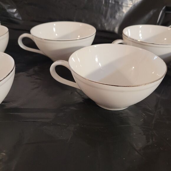 Imperial Rose Fine Bone China #6702 Set of 6 Coffee/tea Cups 4"x2" - Picture 7 of 10